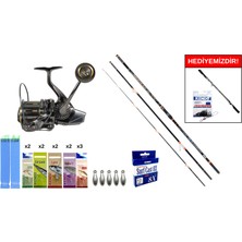 Ryuji Procasting Surf Fuji 4.25M 100-300 Gr&ryuji Momentum 10000 Silver Surf Seti