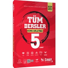 Sınav Yayınları 5. Sınıf Tüm Dersler Konu Anlatımlı Eğitim Kitabı Sınav Hazırlığı İçin Özel