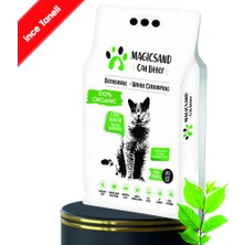 Magic Sand Yeni Nesil Organik Ekstra Topaklanan Ekonomik Boy Doğal Kedi Kumu