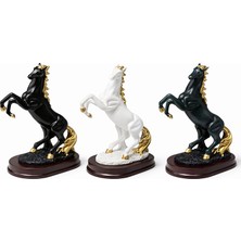 Polyester Şahlanmış At Figürü