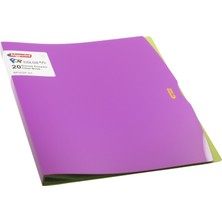 Bigpoint 20'Li Sunum Dosyası Mor Yeşil Renkli Kullanışlı Kırtasiye Ürünü