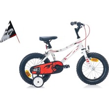 SHC4200 Red Eagle 14 Jant Çocuk Bisikleti Beyaz-Kırmızı-Gümüş