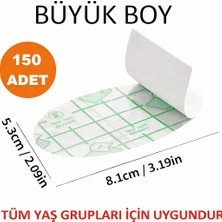 Tekno İstanbul 150 Adet  Yapışkanlı Kulak Koruyucu Tek Kullanımlık  Bant Yüzme Duş Kuaför Bandı