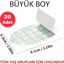 Tekno İstanbul 20 Adet Su Geçirmez Yapışkanlı Kulak Koruyucu Tek Kullanımlık Kulak Koruyucu Bant Yüzme Duş Kuaför