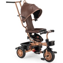 Rival RV501 Gold Hiper Ebeveyn Kontrollü 3 Tekerli Kahverengi Çocuk Bisikleti 1-5 Yaş Arası