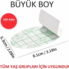 200 Adet Su Geçirmez Yapışkanlı Kulak Koruyucu Tek Kullanımlık Su Geçirmez Bant Yüzme Duş Kuaför Bandı