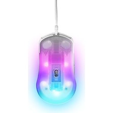 Esplendor Store Rival 3 Gen 2 Rgb Gaming Mouse -Beyaz