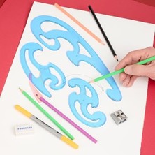 Esplendor Store Staedtler 571 40 Wp Mars Burmester Cetveller Kutuda 3 Parça, Mavi-Şeffaf