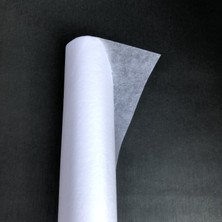 Beyaz Vatkanet Kağıt Tela 25 gr (5 m) İnce Kumaşlar İçin Ekonomik Destek Malzemesi