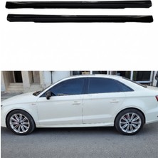 🚗 Audi A3 Sedan 2013-2017 Yan Marşpiyel (Plastik) | Dayanıklı & Şık Tasarım | Boyasız