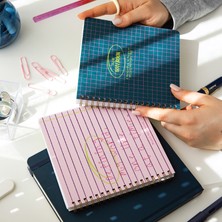 Paperora 15X16 Spiralli Karton Kapak 2'li Çizgili Not Defter Seti - Lacivert