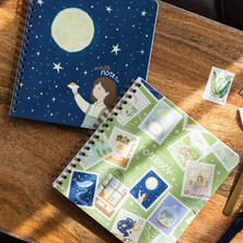 Paperora 15X16 Spiralli Karton Kapak 2'li Çizgili Not Defter Seti - Ay