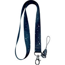 Esplendor Store Galaksi Takım Yıldızı Boyun Ipi Telefon Askısı Lanyard