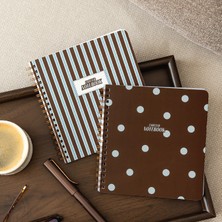 Paperora 15X16 Spiralli Karton Kapak 2'li Noktalı Not Defter Seti - Puantiye