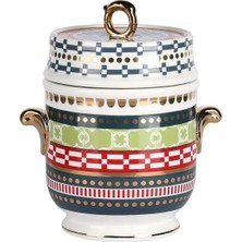 Luckyart Lancelot Bone Kulplu Kavanoz 16 cm