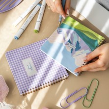 Paperora 15X16 Spiralli Karton Kapak 2'li Kareli Not Defter Seti - Pötikare