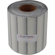 Esplendor Store Pp Şeffaf Kutu Kapatma Etiketi Rulo Etiket, 100MM x 20MM Çap 900 Adet, Yuvarlak Transparan