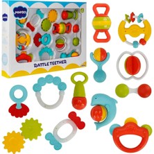 Esplendor Store Çıngırak ve Dişlik Set 12'li Büyük Kutu