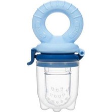 BabyTime Mavi Meyve Süzgeci BT108 Ergonomik Tasarımlı Kolay Temizlenebilir Bebek Beslenme Gereci