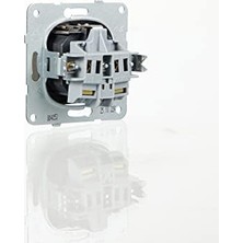 Esplendor Store Kapakli Toprakli Priz Mekanizma+Düğme Kapak Çabuk Bağlanti Çarpma Karşıtı Çocuk Korumalı