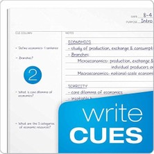 Esplendor Store Üst Focusnotes "tablet, 8 – 1/2 x 11 – 3/10,2 Cm, Beyaz, Cornell Rule, 70 Yaprak (90221)