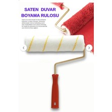 Kl Home Saten Iç Cephe Duvar Rulo 25 cm | Yüksek Kalite Iz Bırakmayan Rulo, Yıkanabilir