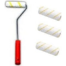 Kl Home Parmak Rulo+3 Adet Yedek Dahildir .boya Parmakrulo Fırça