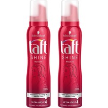 Taft Işıltı Saç Köpüğü 150 ml X2 Ultra Güçlü Elmas Parlaklığı ve Hacim Tutusu