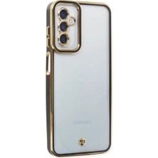 Galaxy M23 Kılıf Liva Lens Silikon - Siyah