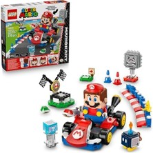 Esplendor Store Super Mario: Mario Kart – Interaktif Mario ve Standard Kart 72043 – 7+ Için Figürlü Yaratıcı Oyuncak Yapım Seti (278P)