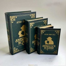 Deco Vien Sherlock Holmes 3’lü Dekoratif Kitap Kutu Seti