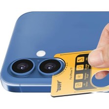 Esplendor Store 17 ile Uyumlu Metal 9h Kamera Lens Koruyucu (Mavi)