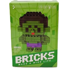 Twins Stars Marvel Karakterleri Bricks 3D Yapı Blokları Puzzle Mini