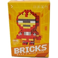 Twins Stars Marvel Karakterleri Bricks 3D Yapı Blokları Puzzle Mini