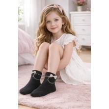 Gigi Giyim Kurdele Desenli Kız Çocuk Patik Çorap