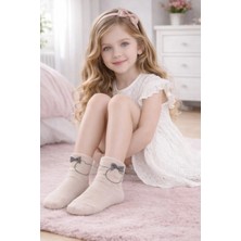 Gigi Giyim Kurdele Desenli Kız Çocuk Patik Çorap