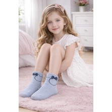 Gigi Giyim Kurdele Desenli Kız Çocuk Patik Çorap