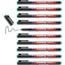 Esplendor Store 141 F Permanent Kalem - Asetat Kalemi Yeşil - 10 Kalem - 0,6 mm Yuvarlak Uç