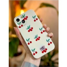 Esplendor Store 13 ve 14 ile Uyumlu Kiraz Desenli Içi Kadife Kılıf