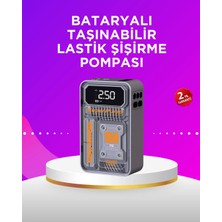 İlk El Grup Ieg™ Mini Boy Elektrikli Şarjlı Yüksek Basınçlı Lastik Şişirme Pompası