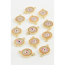 İlk El Grup Ieg™ Göz Çift Kulplu Mineli Bileklik ve Kolye Ucu Aparatı 1 Adet