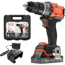 Esplendor Store &decker BLD682D1XK-QW 18V POWERCONNECT™ Kömürsüz Şarjlı Matkap/vidalama (1 x 2.0AH Akü, 1A Şarj Cihazı ve Kitbox Ile)