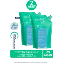 Bioderma Sebium Foaming Gel Refill 400 ml 2 Adet