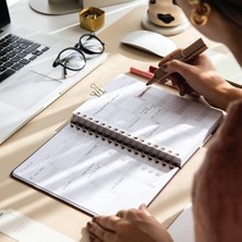 Esplendor Store 2026 A5 Spiralli Haftalık Ajanda 12 Aylık - Krem