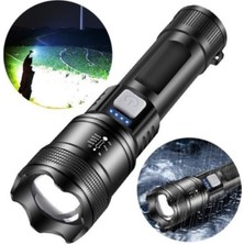 Esplendor Store Şarjlı Zoomlu LED Işık 800 Lümen, P50 Led, Arka Smd Gün Işığı, Powerbank Özellikli, Type-C Girişli, Taşıma Askılı Aydınlatma, Kamp, Acil Durum, Araç ve Dış Mekan Kullanımı Için