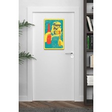 Esplendor Store Kuşe Kağıt Duvar Posteri Happy New Beer Retro DRTR0032