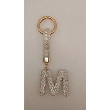Tılsım Accesories Harf Zirkon Anahtarlık