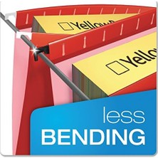 Esplendor Store Ekstra Kapasiteli Güçlendirilmiş Asma Klasörleri, Harf Boyutu, Çeşitli Renkler, Kutu Başına Toplam 20 Klasör (6152X2 Asst)