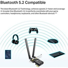 Esplendor Store TX20E, AX1800 Wi-Fi 6 Bluetooth 5.2 Pcıe Ağ Kartı