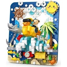 SHC4200 P881503 Teddy Ayi Resi̇m 417 Parça Block Oyuncak